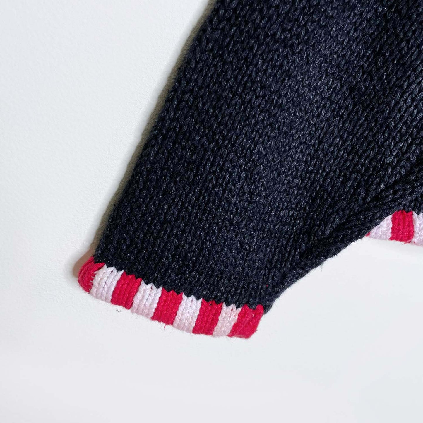 vintage tiara three santas embellished knit cardi - size large