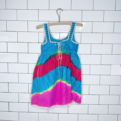 vintage handmade tie dye sundress - size 6