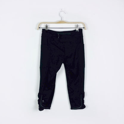 ivivva black cropped tights - size 12