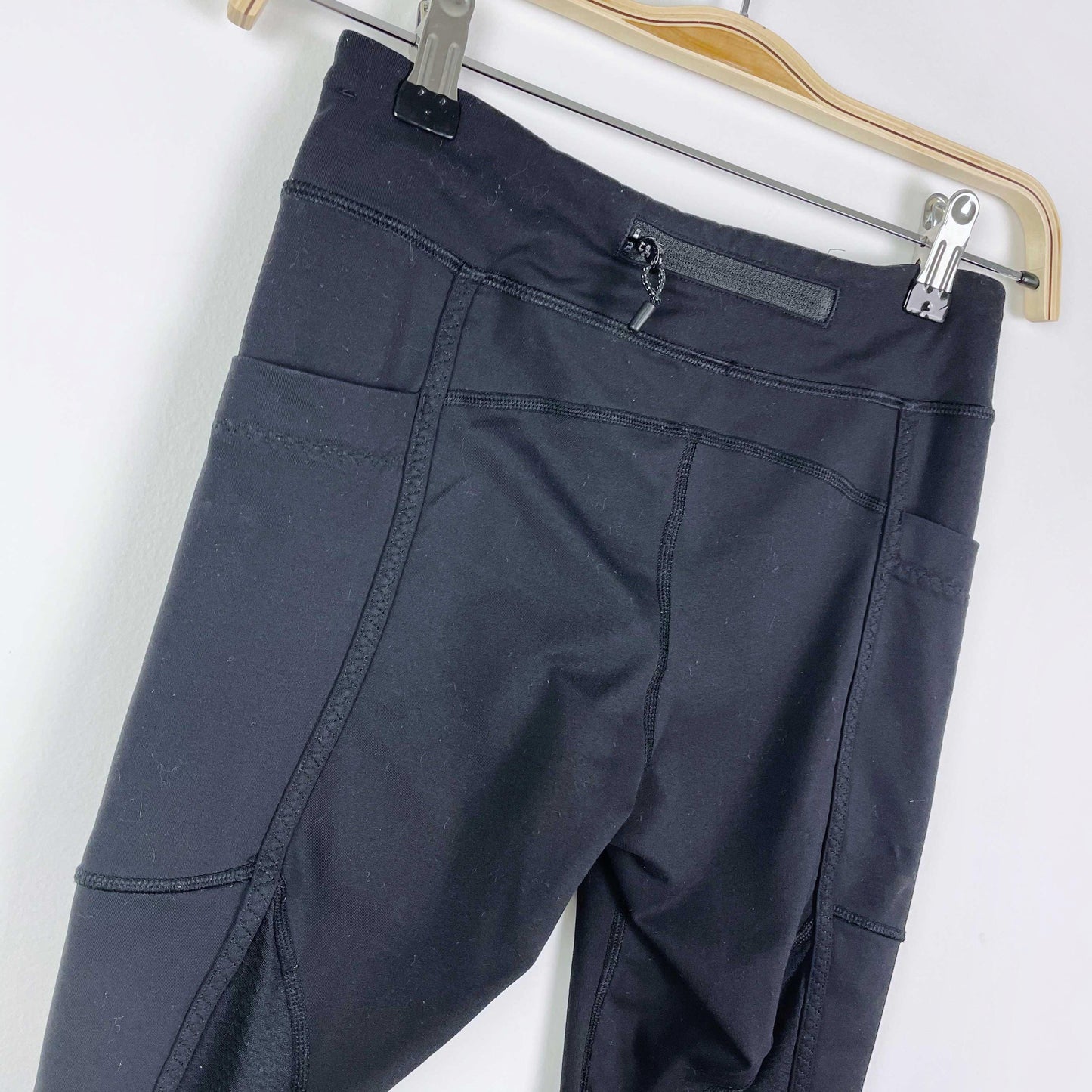 ivivva black cropped tights - size 12