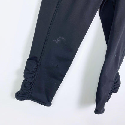 ivivva black cropped tights - size 12