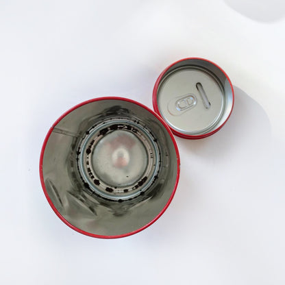 vintage coca cola christmas santa tin piggy bank