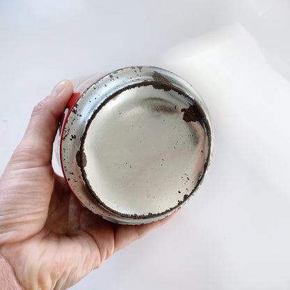 vintage coca cola christmas santa tin piggy bank