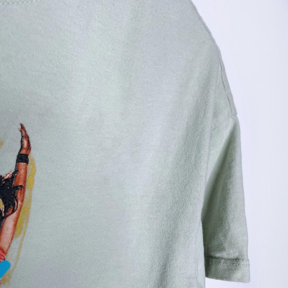 tlc no scrubs reprint crop tee