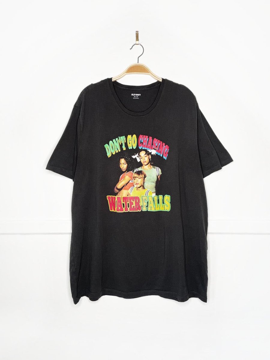 tlc x old navy don't go chasing waterfalls graphic tee - good market thrift store