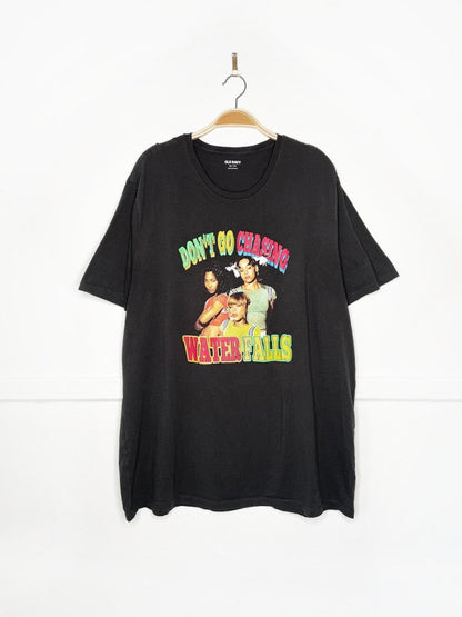 tlc x old navy don't go chasing waterfalls graphic tee - good market thrift store