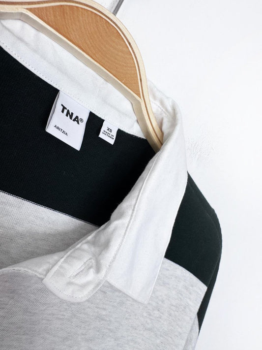 tna 2026 mighty cotton lomu striped rugby polo shirt | aritzia - good market thrift store