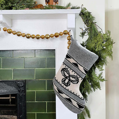 handmade tna sweater knit stocking