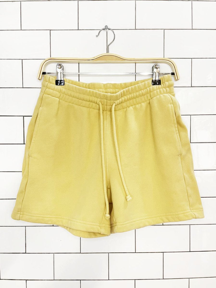 tna cozy boyfriend sweatpant lounge short | aritzia - good market thrift store