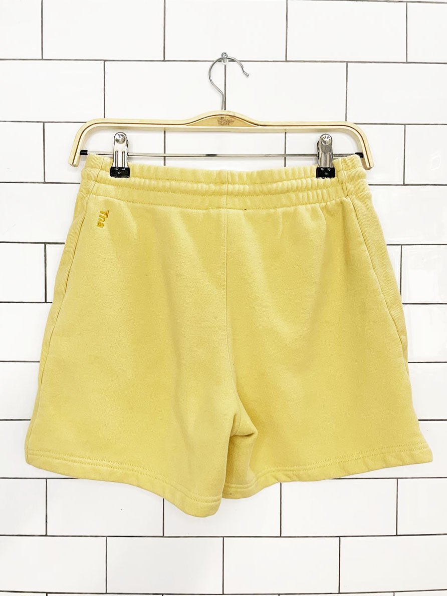 tna cozy boyfriend sweatpant lounge short | aritzia - good market thrift store