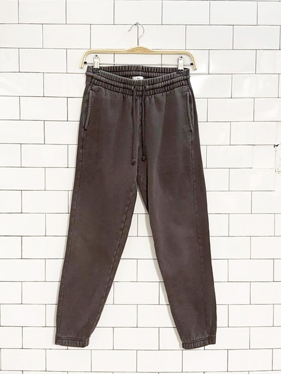 tna cozy fleece boyfriend sweatpants | aritzia - good market thrift store