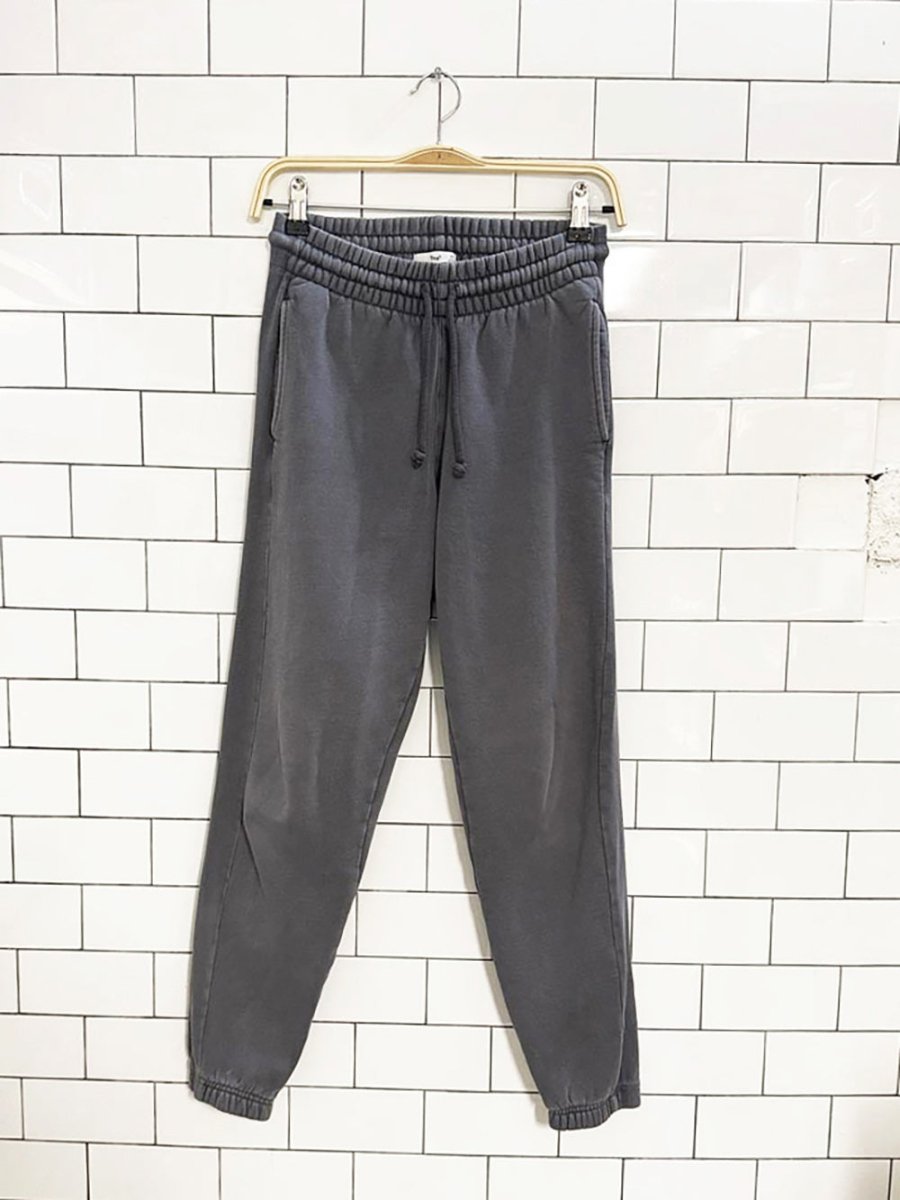 tna cozy fleece boyfriend sweatpants | aritzia - good market thrift store