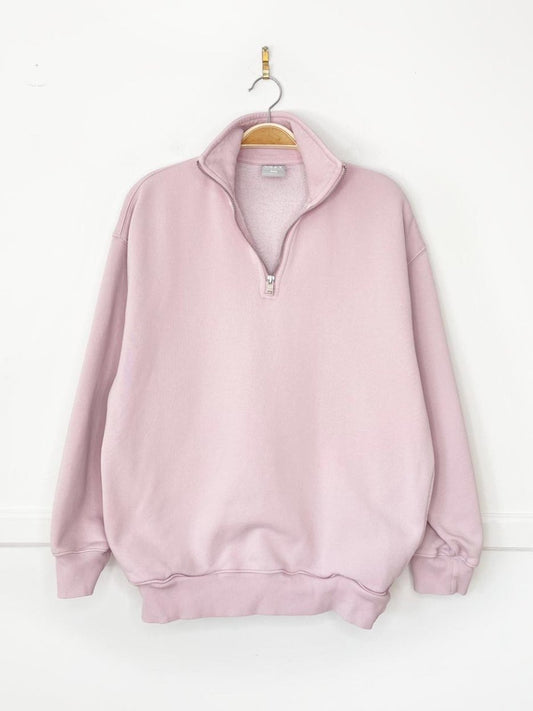 tna cozy mega fleece 1/4 zip sweatshirt | aritzia - good market thrift store