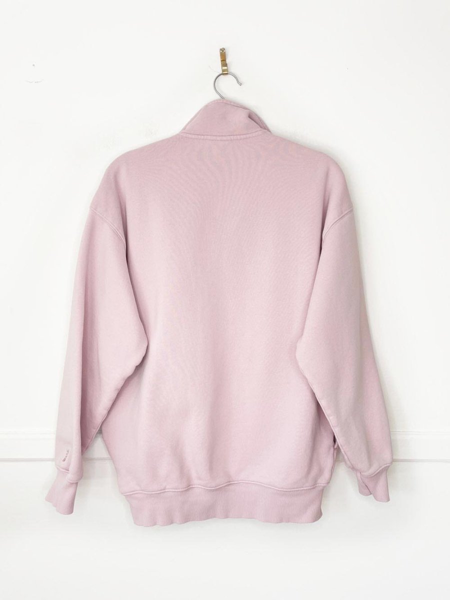 tna cozy mega fleece 1/4 zip sweatshirt | aritzia - good market thrift store
