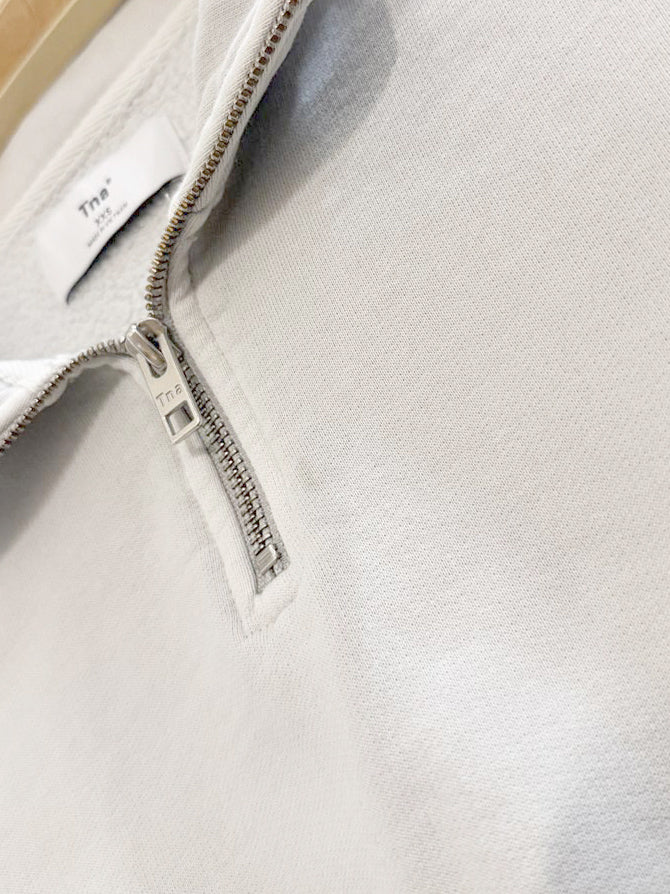 tna cropped half zip fleece sweatshirt | aritzia - good market thrift store