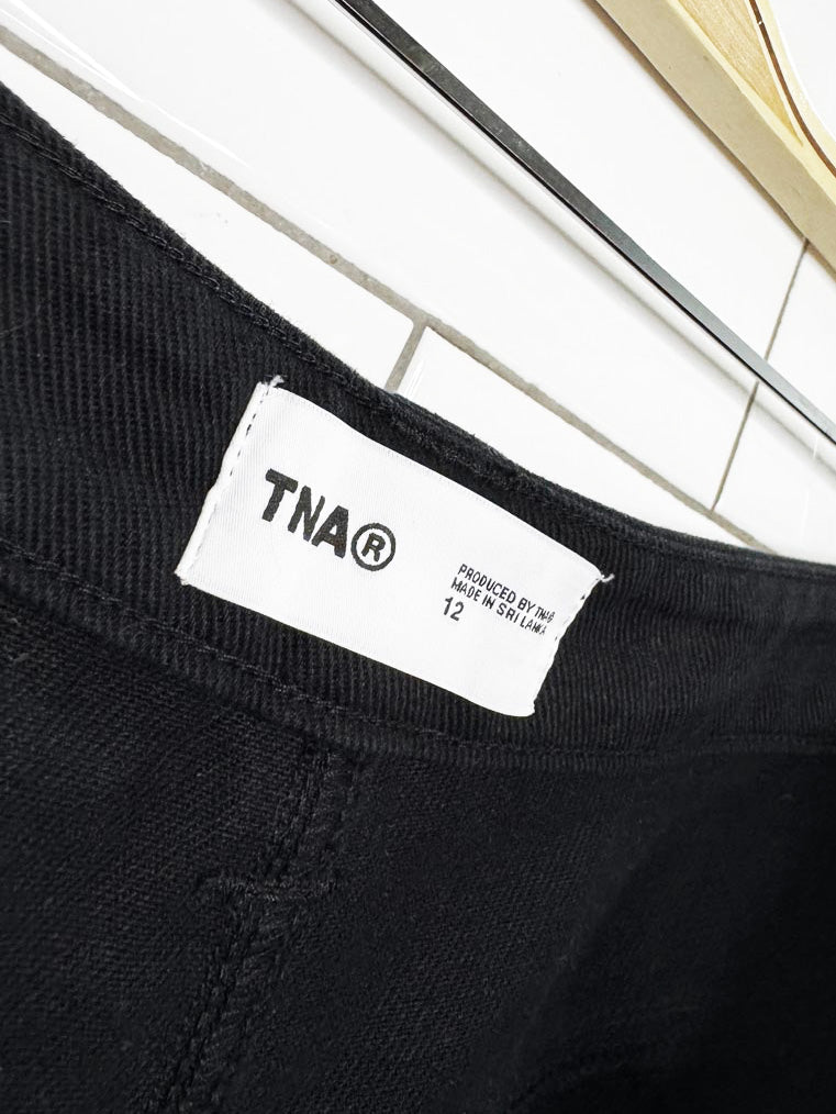 tna greenwich twill carpenter midi skirt | aritzia - good market thrift store