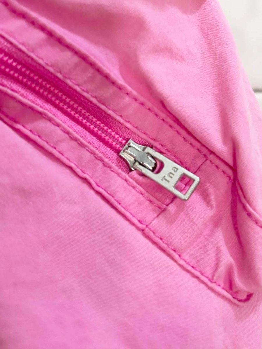tna highlighter pink cargo bomber jacket | aritzia - good market thrift store