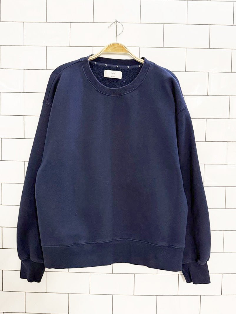 tna oversized cozy crewneck sweatshirt | aritzia - good market thrift store