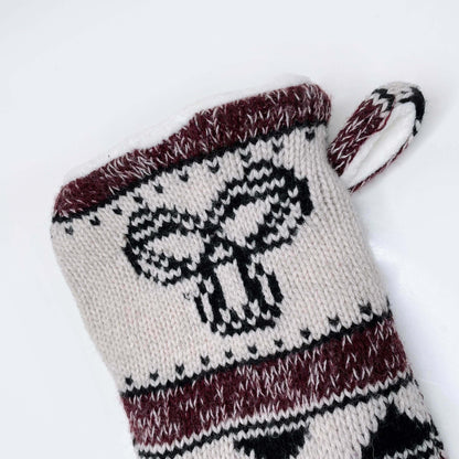 handmade tna sweater knit stocking