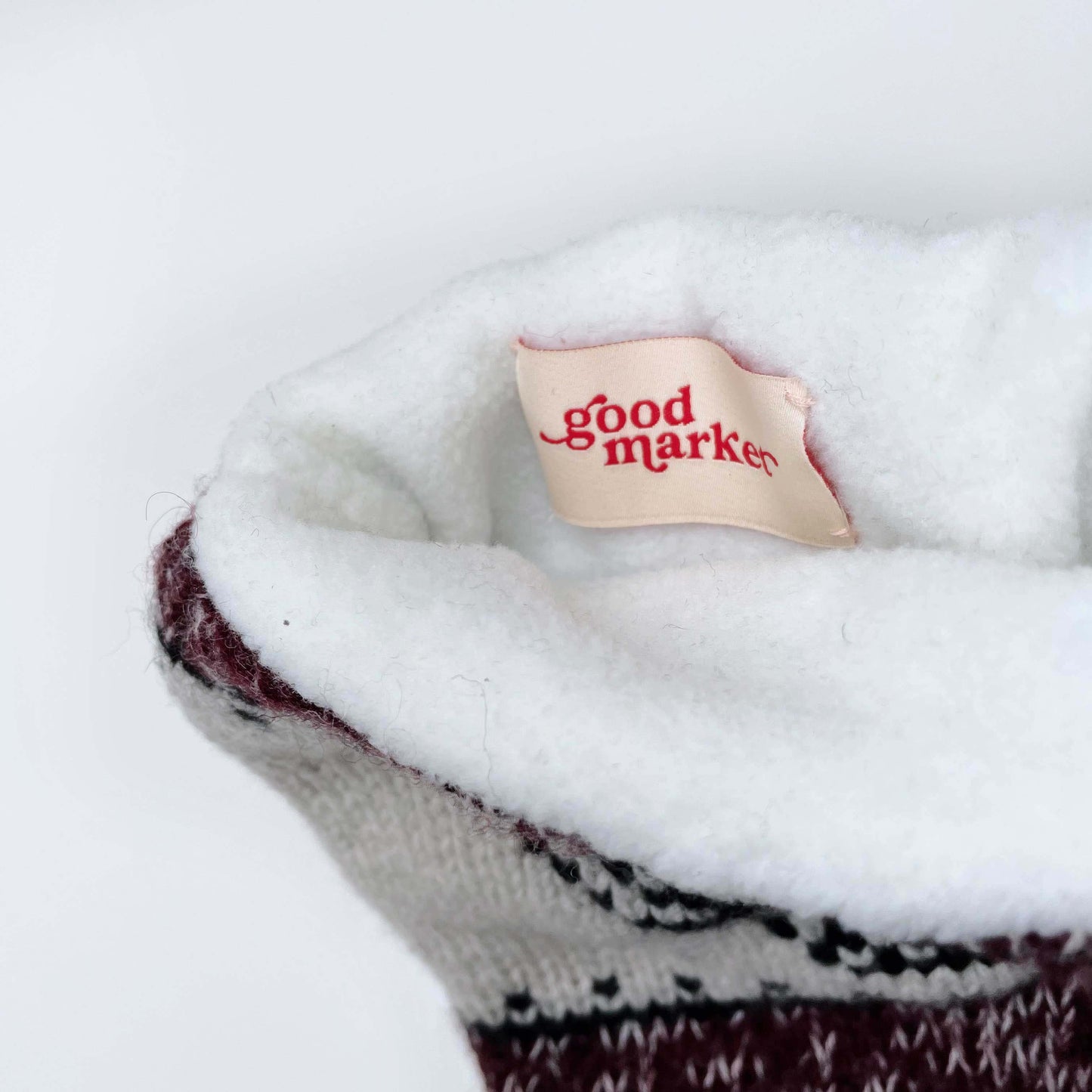 handmade tna sweater knit stocking