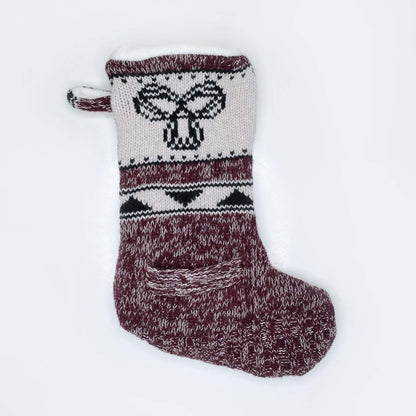 handmade tna sweater knit stocking