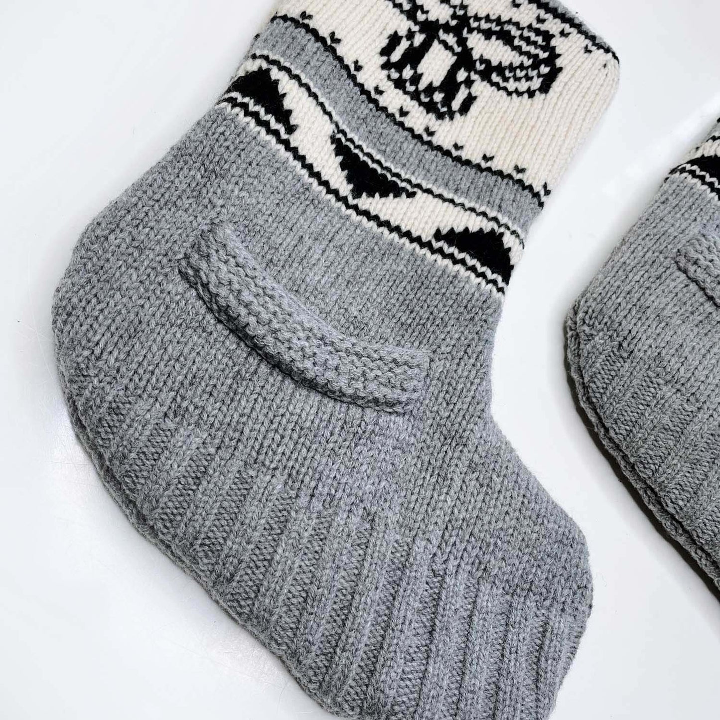 handmade tna sweater knit stocking