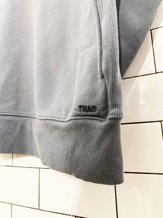tna sweatfleece cozy fleece boyfriend fit half zip sweatshirt | aritzia - good market thrift store