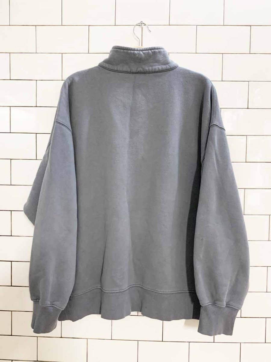 tna sweatfleece cozy fleece boyfriend fit half zip sweatshirt | aritzia - good market thrift store