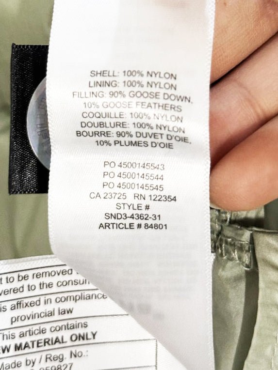 tna the little puff 700 down lightweight packable puffer coat | aritzia - good market thrift store