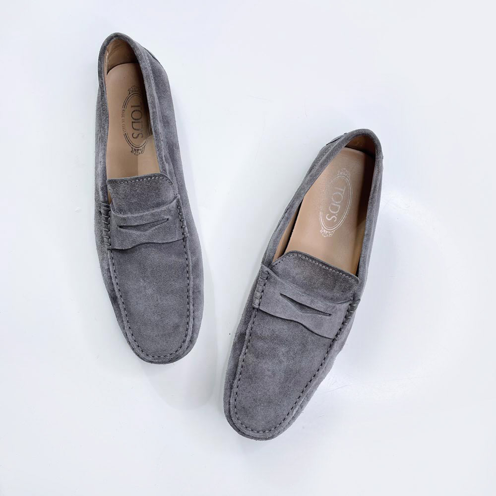 tod's gommino suede driving loafer