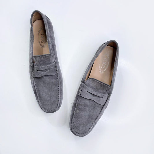 tod's gommino suede driving loafer