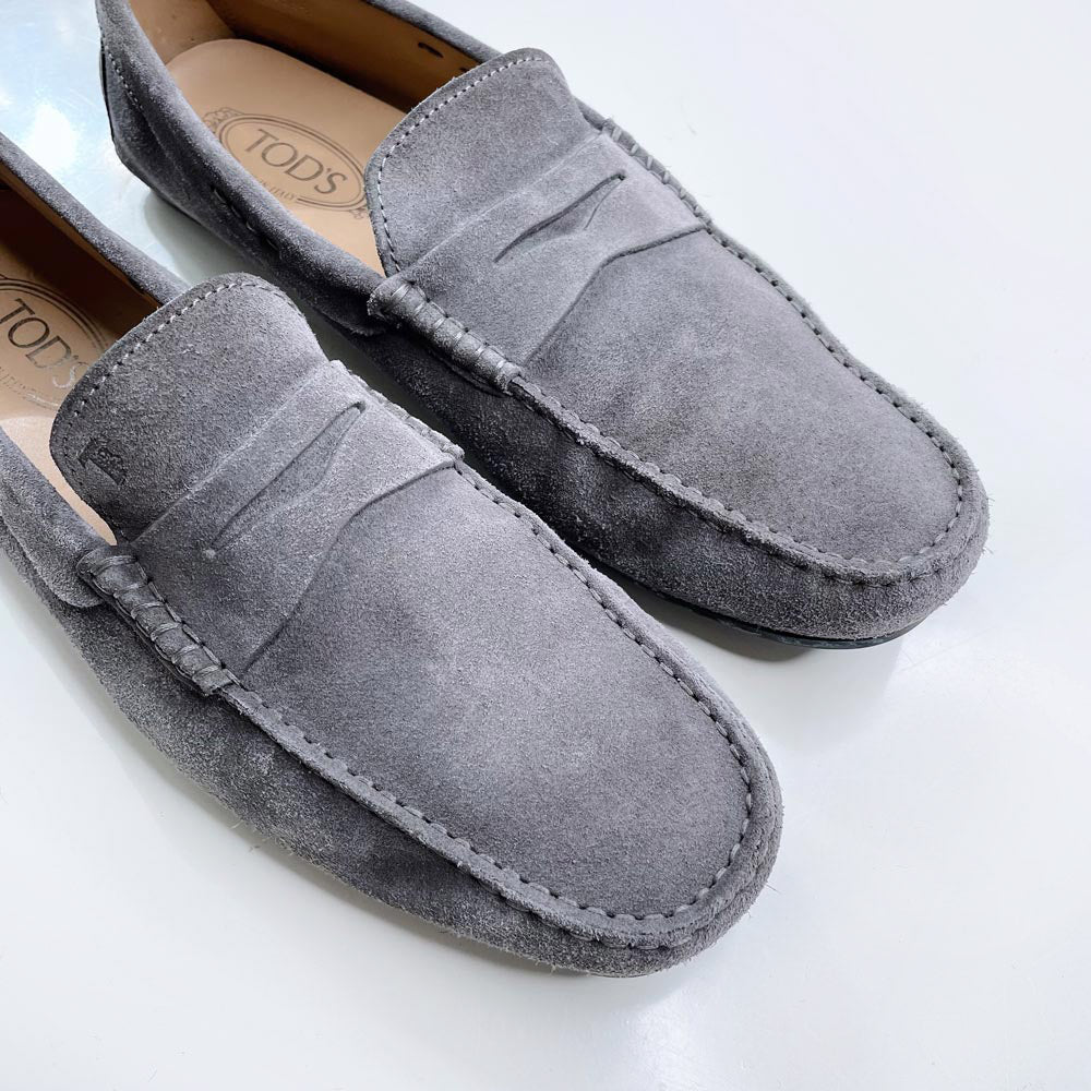 tod's gommino suede driving loafer