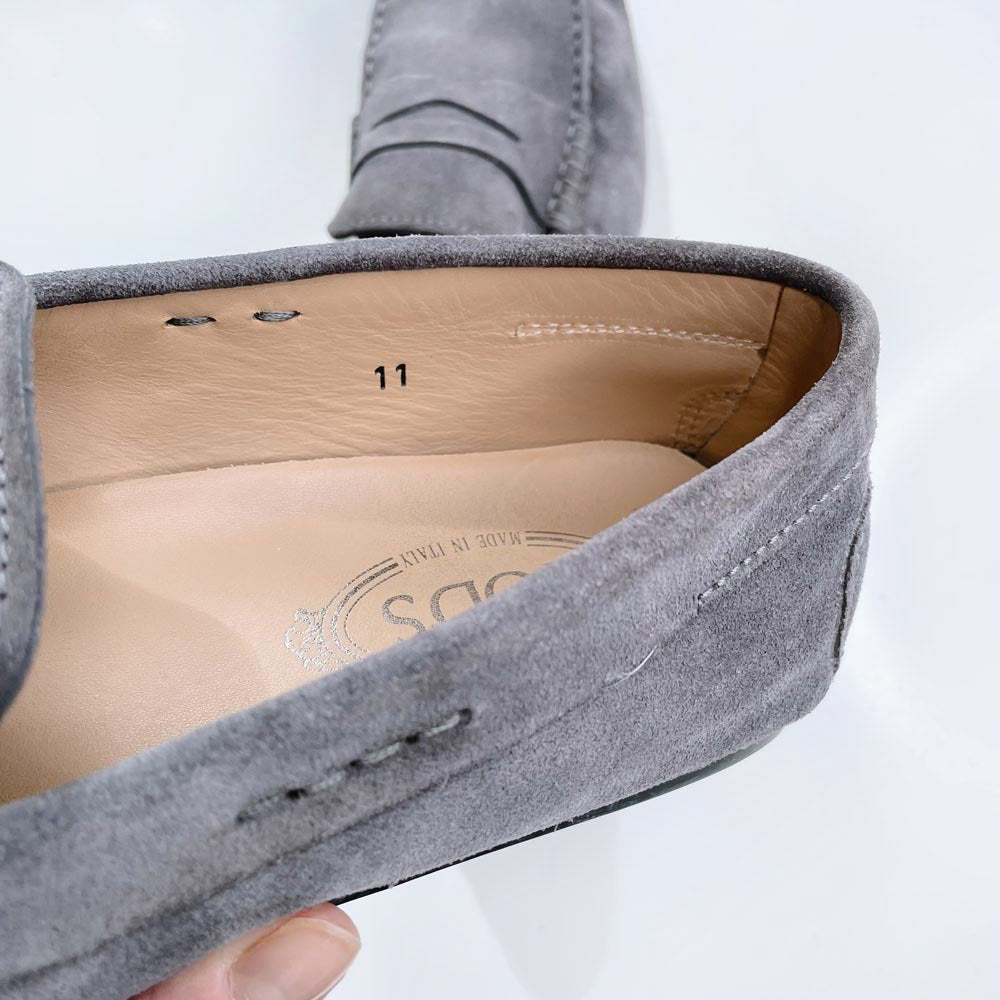 tod's gommino suede driving loafer