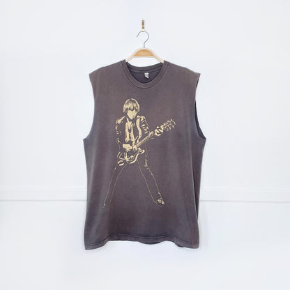 vintage tom petty and the heartbreakers x aa us tour sleeve less tee