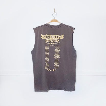 vintage tom petty and the heartbreakers x aa us tour sleeve less tee
