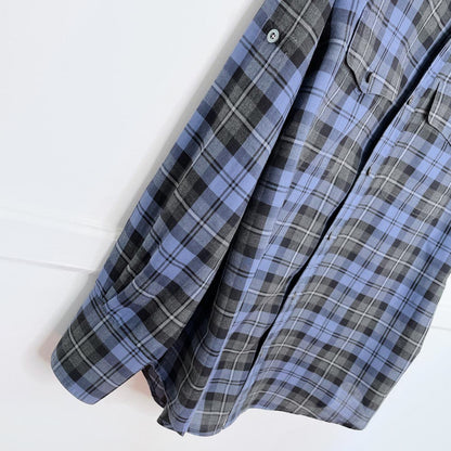 tom ford plaid epaulette utility shirt