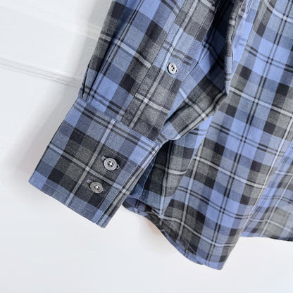 tom ford plaid epaulette utility shirt