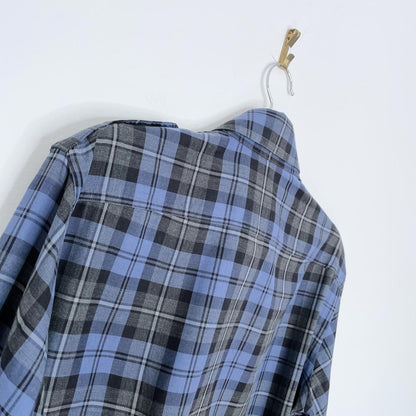 tom ford plaid epaulette utility shirt