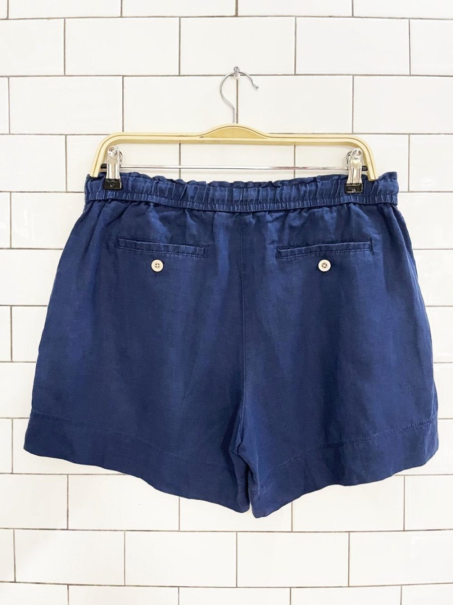 tommy bahama 100% linen drawstring relaxed short - good market thrift store