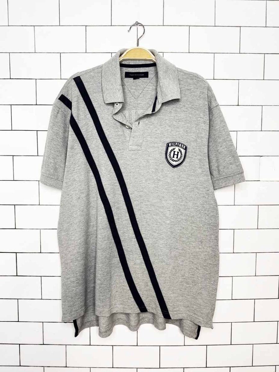 tommy hilfiger crest jersey pique polo - good market thrift store
