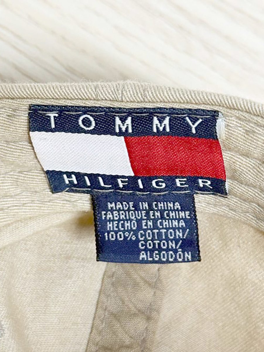 tommy hilfiger logo patch baseball cap - good market thrift store