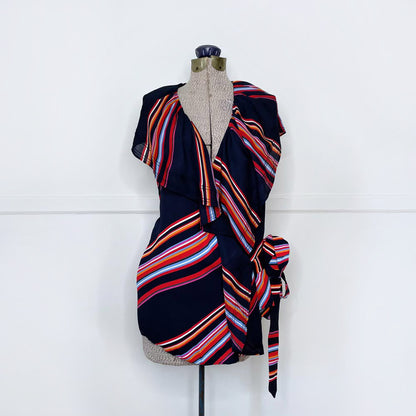 tory burch adelia silk ruffle wrap blouse