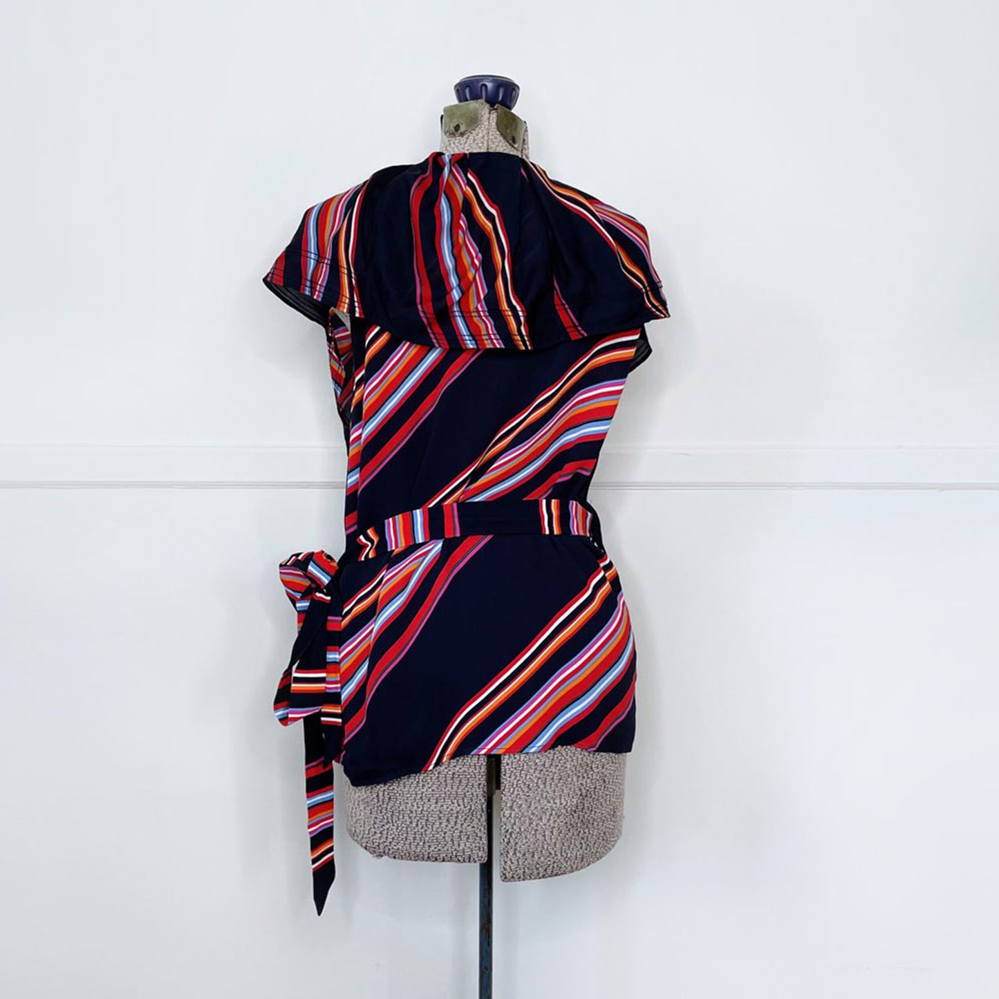 tory burch adelia silk ruffle wrap blouse