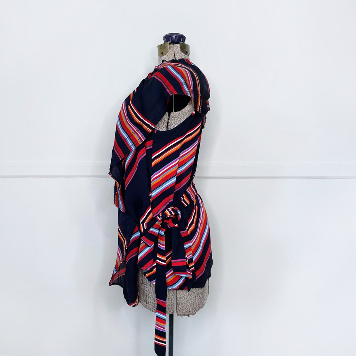 tory burch adelia silk ruffle wrap blouse