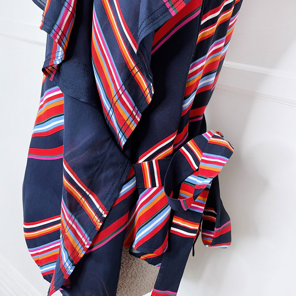 tory burch adelia silk ruffle wrap blouse