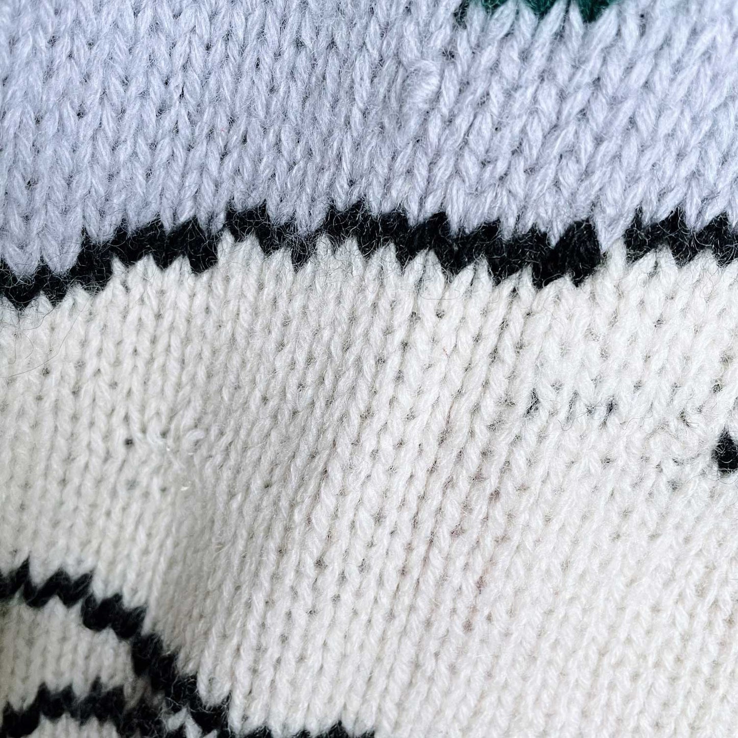 vintage trail atoe trading company wool snowshoe sweater - size medium