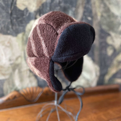 reworked fleece trapper hats - OS