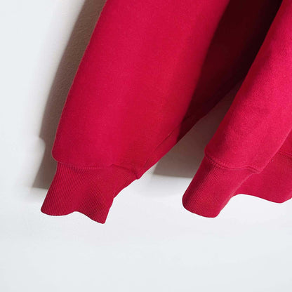 vintage chalk line knitted christmas tree crew - size large