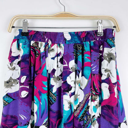 vintage initiatives hawaiian midi skirt