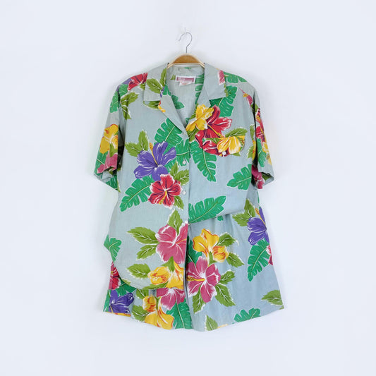 vintage functionals hawaiian cabana set